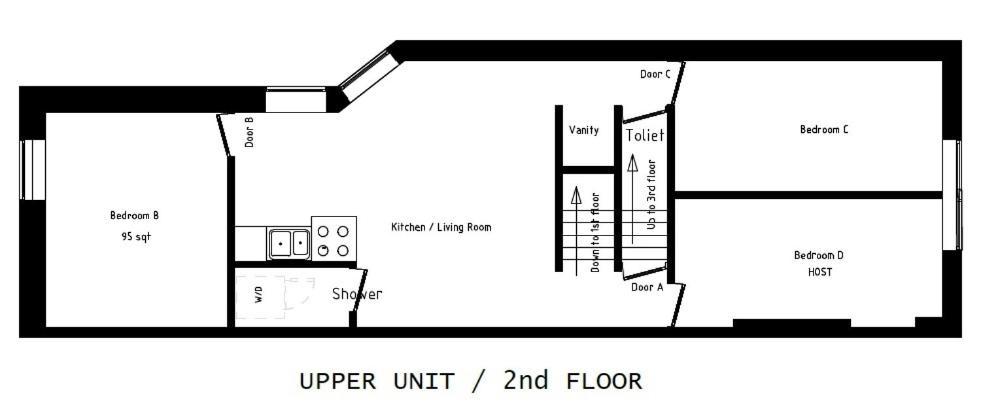 Double Room With Shared Bathroom 536B 多伦多 外观 照片